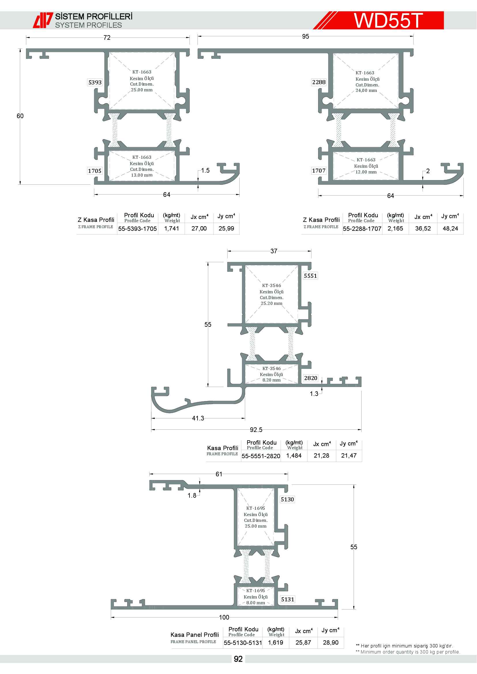 S 55 Yalıtımlı Alüminyum 19